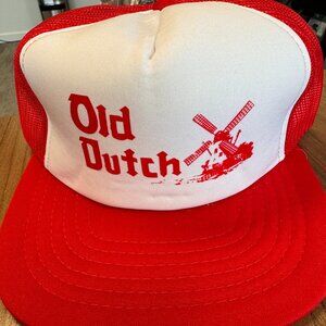 Vintage NWOT OLD DUTCH Chips Canada Mesh Snapback Trucker Foam Hat Cap